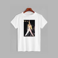 Акція на Футболка бавовняна довга чоловіча Likey Queen M150-0423 3XL Біла від Rozetka