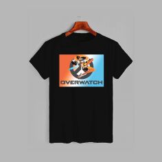 Акція на Футболка бавовняна довга чоловіча Likey Overwatch M150-1624 XL Чорна від Rozetka