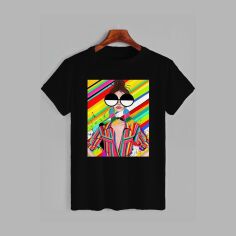 Акція на Футболка бавовняна довга чоловіча Likey Fashion - Мода M150-0129 M Чорна від Rozetka