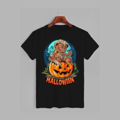 Акція на Футболка бавовняна довга чоловіча Likey Halloween M150-2308 XL Чорна від Rozetka
