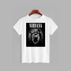 Акция на Футболка Likey Nirvana M150-0416 3XL Біла от Rozetka