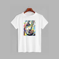 Акція на Футболка бавовняна довга чоловіча Likey Kurt Cobain M150-0138 XXL Біла від Rozetka