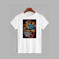 Акція на Футболка бавовняна довга чоловіча Likey Mortal Kombat Scream over here M150-1622 XXL Біла від Rozetka