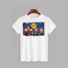 Акція на Футболка бавовняна довга чоловіча Likey Halloween M150-2311 3XL Біла від Rozetka