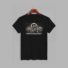 Акція на Футболка бавовняна довга чоловіча Likey Overwatch M150-1649 3XL Чорна від Rozetka