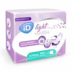 Акция на Урологічні прокладки ID Light Advanced Normal, 12 шт от Eva