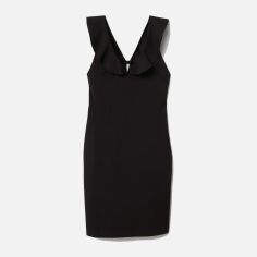 Акція на Сукня коротка літня жіноча H&M 0638790001 34 Чорна від Rozetka