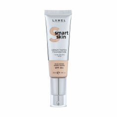 Акция на Тональна основа-сироватка для обличчя LAMEL Make Up Smart Skin Serum Tinted Foundation SPF 30+, 401, 35 мл от Eva