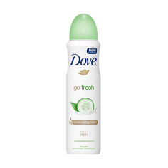 Акція на Антиперспірант-спрей Dove Go Fresh Cucumber&Green Tea Scent 48H, 150 мл від Eva