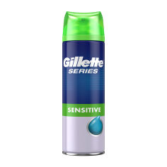 Акція на Чоловічий гель для гоління Gillette Series Sensitive Skin для чутливої шкіри, 75 мл від Eva