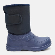 Акція на Жіночі гумові чоботи високі зимові Dago Style M127bl 40 26.5 см Сині від Rozetka
