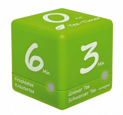 Акція на Таймер-куб для заваривания чая цифровой Tfa "CUBE-TIMER", светло-зелёный, 3–4–5–6 минут (38203504) від Stylus
