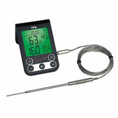 Акція на Термометр для духовки или гриля цифровой Tfa Küchen-Chef 64x20x99 мм (14151201) від Stylus
