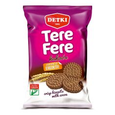 Акція на Хрустящее печенье Detki Tere-fere Со вкусом какао 180 г  ТМ: Detki від Antoshka