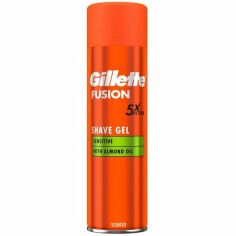 Акція на Гель для бритья Gillette Fusion для чувствительной кожи 200мл від MOYO