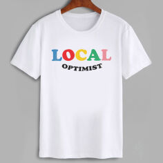 Акція на Футболка Love&Live Local optimist LLP02358 2XL Біла від Rozetka