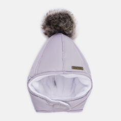 Акция на Дитяча зимова шапка з помпоном на флісі для хлопчика MagBaby Аляска 103272 46-50 см Світло-сіра от Rozetka