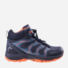 Акція на Дитячі черевики демісезонні для хлопчика Elbrus Erifis Mid Jr 32 19.5 см Темно-сині з помаранчевим від Rozetka