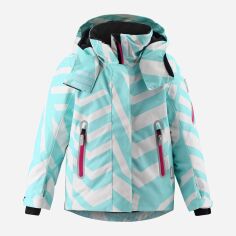 Акція на Дитяча зимова термо лижна куртка для дівчинки Reima Roxana 521614B-7159 110 см від Rozetka