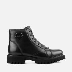 Акція на Чоловічі зимові черевики високі Arzoni Bazalini 00000015182 41 27 см Чорні від Rozetka