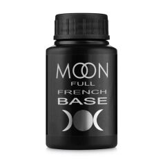 Акция на База-френч Moon Full French Base UV/LED, 17 сірий з дрібним шимером, 30 мл от Eva