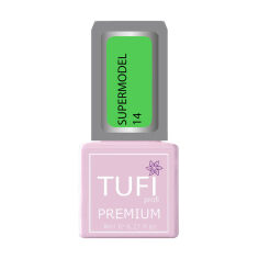 Акция на Гель-лак для нігтів Tufi Profi Premium Supermodel 14 Роузі неоновий, 8 мл от Eva
