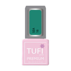 Акція на Гель-лак для нігтів Tufi Profi Premium Sea 16 Бірюзові перли, 8 мл від Eva