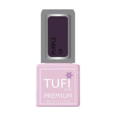 Акція на Гель-лак для нігтів Tufi Profi Premium Purple 19 Фіолет, 8 мл від Eva