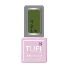 Акция на Гель-лак для нігтів Tufi Profi Premium Emerald 29 Степова трава, 8 мл от Eva