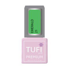 Акция на Гель-лак для нігтів Tufi Profi Premium Emerald 21 Кіберпанк, 8 мл от Eva