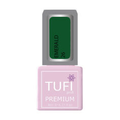 Акція на Гель-лак для нігтів Tufi Profi Premium Emerald 26 Ірландський мох, 8 мл від Eva