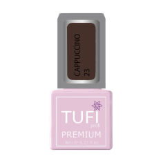 Акция на Гель-лак для нігтів Tufi Profi Premium Cappuccino 23 Молочний шоколад, 8 мл от Eva