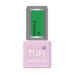 Акция на Гель-лак для нігтів Tufi Profi Premium Emerald 23 Малахітовий туман, 8 мл от Eva
