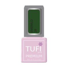 Акция на Гель-лак для нігтів Tufi Profi Premium Emerald 28 Авокадо в печалі, 8 мл от Eva