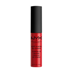Акція на Рідка матова помада для губ NYX Professional Makeup Soft Matte Lip Cream 01 Amsterdam, 8 мл від Eva
