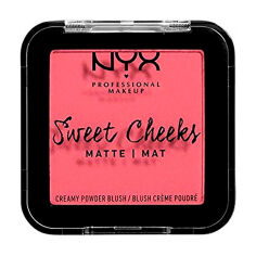 Акція на Матові рум'яна для обличчя NYX Professional Makeup Sweet Cheeks Matte Creamy Powder 12 Day Dream, 5 г від Eva