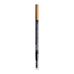 Акція на Олівець для брів NYX Professional Makeup Eyebrow Powder Pencil зі щіточкою, 01 Blonde, 1.4 г від Eva