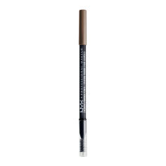 Акція на Олівець для брів NYX Professional Makeup Eyebrow Powder Pencil зі щіточкою, 08 Ash Brown, 1.4 г від Eva