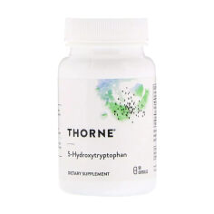 Акція на Харчова добавка амінокислота Thorne Research 5-Hydroxytryptophan 100 мг, 90 шт від Eva
