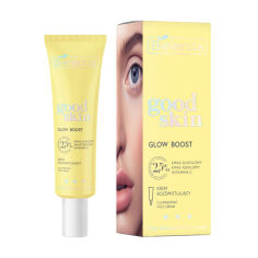 Акция на Освітлювальний крем для обличчя Bielenda Good Skin Glow Boost Illuminating Face Cream з гліколевою кислотою, 50 мл от Eva