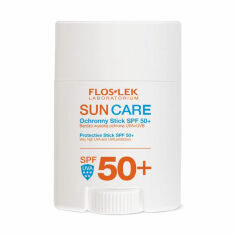 Акція на Сонцезахисний стік для обличчя та тіла Floslek Sun Care Derma Protective Stick SPF 50+, 16 г від Eva