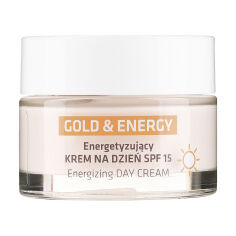 Акция на Денний крем для обличчя Floslek Anti-Aging Gold & Energy Energizing Day Cream SPF 15, 50 мл от Eva