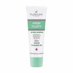 Акция на Живильний крем для обличчя Floslek Rich Cream For Sensitive Skin для чутливої шкіри, 50 мл от Eva