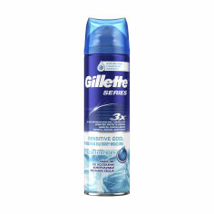 Акция на Чоловічий гель для гоління Gillette Series Sensitive Cool, 200 мл от Eva