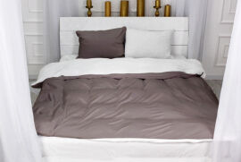 Акція на Постельное белье Winter Frost 28-0001+28-0003 Lilium Velvet велюр MirSon Двуспальный евро комплект King Size від Podushka