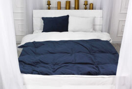 Акція на Постельное белье Winter Frost 28-0001+28-0006 Bellflower Velvet велюр MirSon Двуспальный евро комплект King Size від Podushka