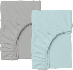 Акція на Набір простирадл на резинці Cosas Grey Blue 140х200+20 2 шт. (Set_Grey_Blue_140x200/2) від Rozetka