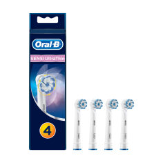 Акція на Змінні насадки для електричних зубних щіток Oral-B Pro Sensitive Clean, 4 шт від Eva