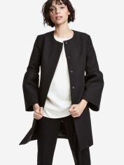 Акція на Пальто осіннє жіноче H&M 0527203_чор. 40 Чорне від Rozetka