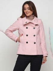 Акція на Пальто осіннє коротке жіноче H&M 0390162_роз._03 38 Рожеве від Rozetka